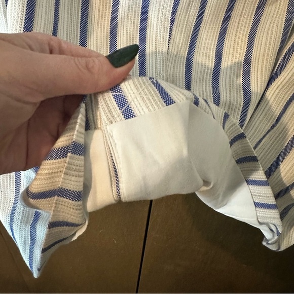 Banana Republic Blue and White Striped Blazer - Picture 9 of 12